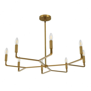 Colette 8 Light Large Chandelier by Dainolite - CLT-328