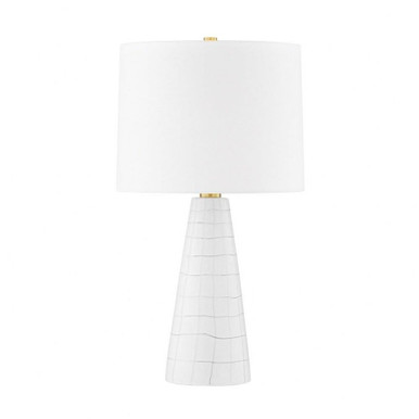 Melinda 1 Light Table Lamp 25.75 x 13.75 Inches by Mitzi - HL735201-AGB