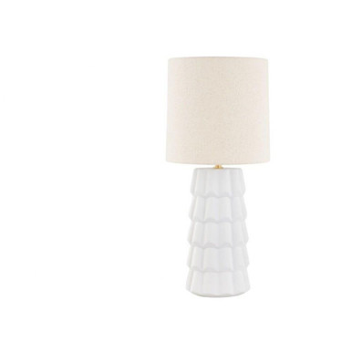 Maisie 1 Light Table Lamp 26.75 Inches Tall and 12.5 Inches Wide by Mitzi - HL712201-AGB/CTW