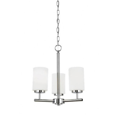 Oslo 3 Light Small Chandelier by Generation Lighting 31160