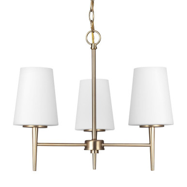 Driscoll 3 Light Medium Chandelier by Generation Lighting - 3140403