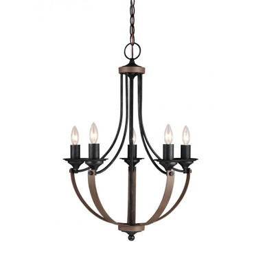 Corbeille 5 Light Medium Chandelier by Generation Lighting - 3280405