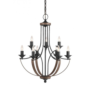 Corbeille 9 Light Large Chandelier by Generation Lighting - 3280409