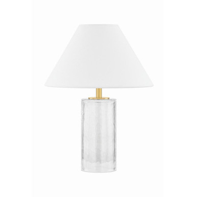 Mandy 1 Light Table Lamp 16 Inches Tall and 12 Inches Wide by Mitzi - HL971201-AGB