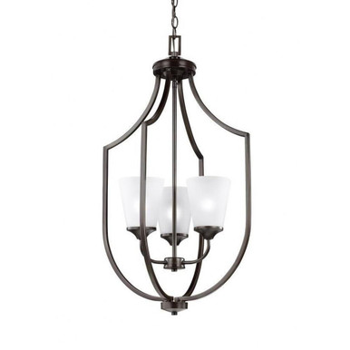 Hanford 3 Light Small Foyer Chandelier by Generation Lighting - 5224503