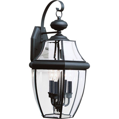Lancaster 3 Light Candle Style Outdoor Wall Lantern by Generation - 8040