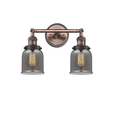 Bell 2 Light Vanity Light 16 Inch Wide by Innovations - 208BP-G5