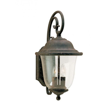 Trafalgar 2 Light Candle Style Wall Lantern 18 Inch Tall by Generation - 8460