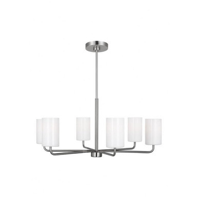Rhett 6 Light Large Chandelier by Generation Lighting - GLC1026