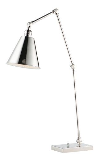 Library 1 Light Table Lamp Brass Base 8 x 26.5 inches high by Maxim  - 12226