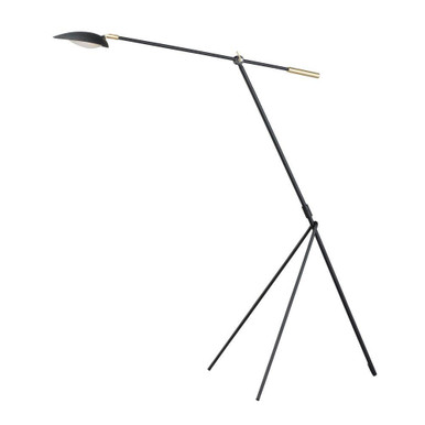Scan 60.5 Inch 6.5W 1 LED Floor Lamp by Maxim  - 21694BKSBR