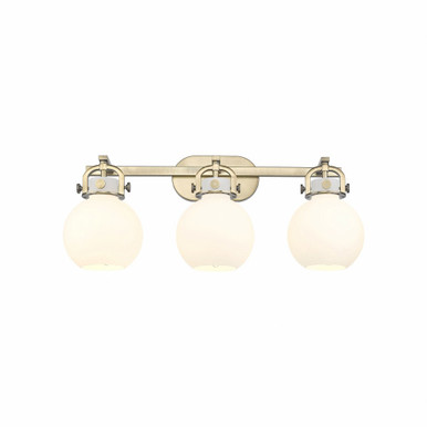 Newton Sphere 3 Light Cone Vanity Light by Innovations - 410-3W-G410