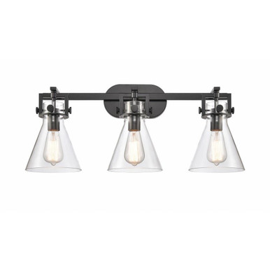 Newton 3 Light Cone Vanity Light by Innovations - 411-7CL-118827