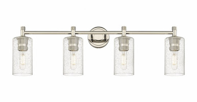 Crown Point 4 Light Bath Vanity 10.5 Inch X33.88 Inch Wide by Innovations - 434-4W-G434-7