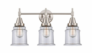 Canton 3 Light Industrial Bell Vanity Light 24 Inch Wide by Innovations - 447-3W-G18