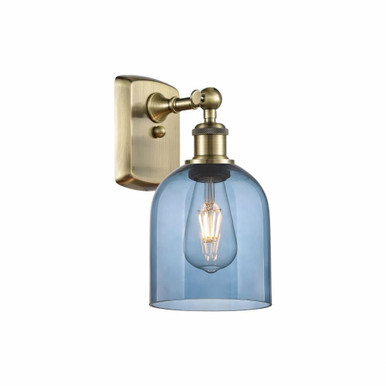 Bella 1 Light Industrial Wall Sconce 10 Inch Wide by Innovations - 516-1W-G558-6