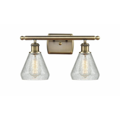 Conesus 2 Light Vanity Light 16 Inch Wide by Innovations - 516-2W-G27
