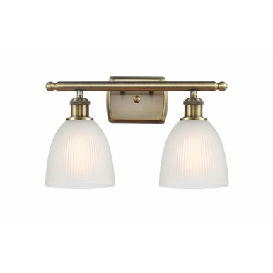 Castile 2 Light Vanity Light 16 Inch Wide by Innovations - 516-2W-G38