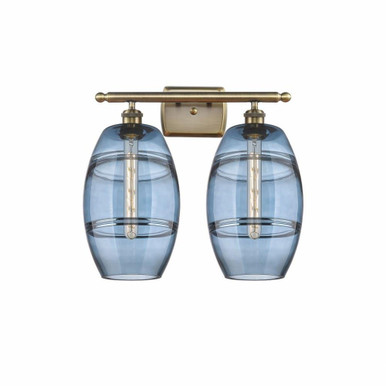 Vaz 2 Light Vanity Light 18 Inch Wide by Innovations - 516-2W-G557-8