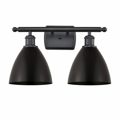 Metal Bristol 2 Light Vanity Light 17.5 Inch Wide by Innovations - 516-2W-MBD-75