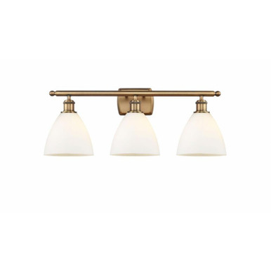 Bristol Glass 3 Light Industrial Vanity Light by Innovations - 516-3W-GBD-75