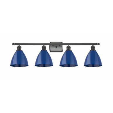 Plymouth Dome 4 Light Vanity Light 37.5 Inch Wide by Innovations - 516-4W-PLYM-75