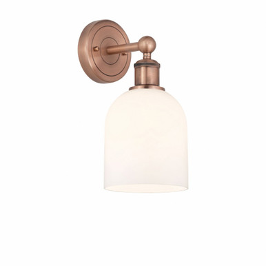 Bella 1 Light Industrial Wall Sconce 11.75 Inch Tall by Innovations - 616-1W-G558-6