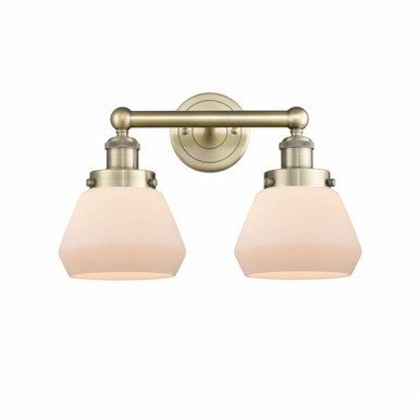Fulton 2 Light Vanity Light 15.5 Inch Wide by Innovations - 616-2W-FUL
