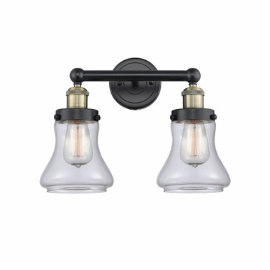 Bellmont 2 Light Vanity Light 15.5 Inch Wide by Innovations - 616-2W-BMT
