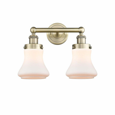 Bellmont 2 Light Vanity Light 15.5 Inch Wide by Innovations - 616-2W-BMT
