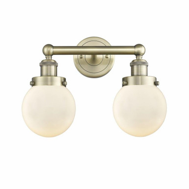 Beacon 2 Light Vanity Light 15.5 Inch Wide by Innovations - 616-2W-BE