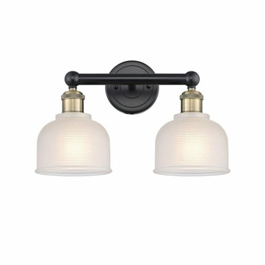 Dayton 2 Light Contemporary Vanity Light 14.5 Inch Wide by Innovations - 616-2W-DAY