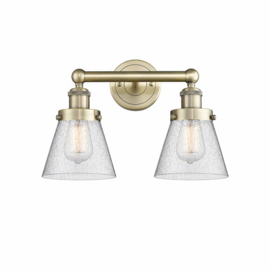 Cone 2 Light vintage Vanity Light by Innovations - 616-2W-CONE