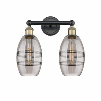Vaz 2 Light Vanity Light 14.88 Inch Wide by Innovations - 616-2W-G557-6