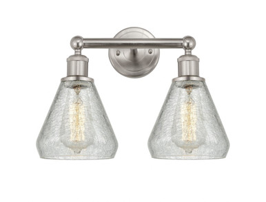 Conesus 2 Light Industrial Vanity Light 15 Inch Wide by Innovations - 616-2W-G27