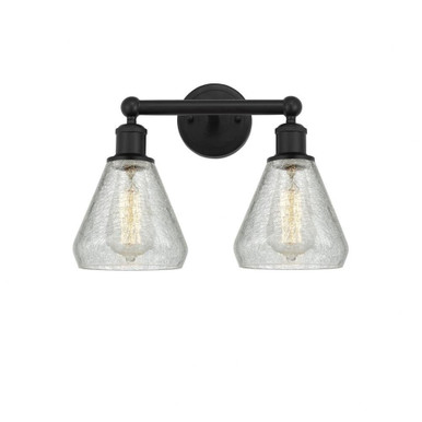 Conesus 2 Light Industrial Vanity Light 15 Inch Wide by Innovations - 616-2W-G27