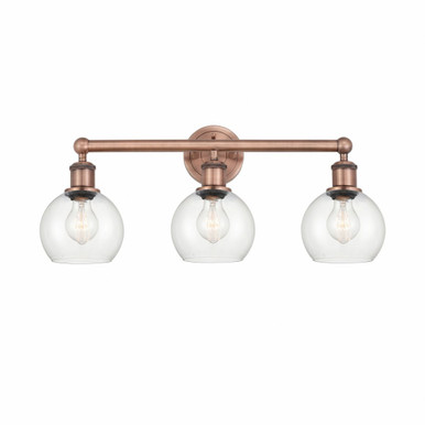 Athens 3 Light Industrial Vanity Light 24 Inch Wide by Innovations - 616-3W-A
