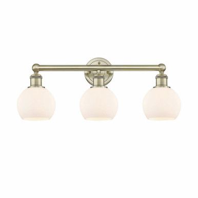 Athens 3 Light Industrial Vanity Light 24 Inch Wide by Innovations - 616-3W-A