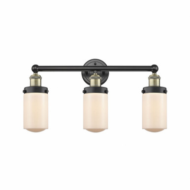 Dover 3 Light Cylinder Vanity Light 24.5 Inch Wide by Innovations - 616-3W-DO