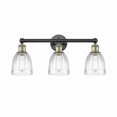 Brookfield 3 Light Industrial Vanity Light by Innovations - 616-3W-BR