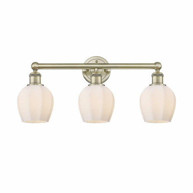 Norfolk 3 Light Vanity Light 23.75 Inch Wide by Innovations - 616-3W-NOR