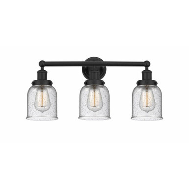 Bell 3 Light Mercury Glass Vanity Light 24.5 Inch Wide by Innovations - 616-3W-G54