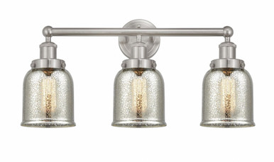 Bell 3 Light Industrial Vanity Light with Mercurt Glass by Innovations - 616-3W-G58