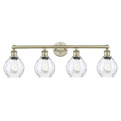 Waverly 4 Light Vanity Light 33 Inch Wide by Innovations - 616-4W-W