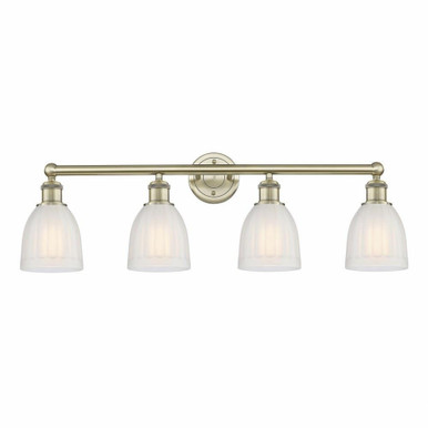 Brookfield 4 Light Vanity Light 32.75 Inch Wide by Innovations - 616-4W-BR