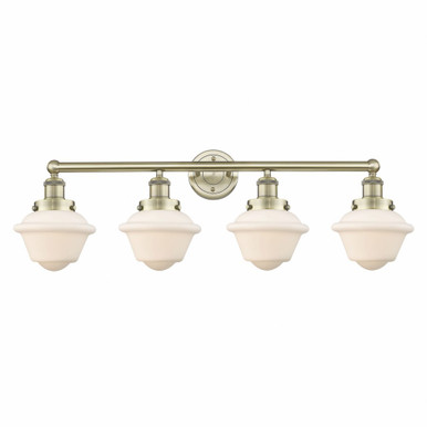 Oxford 4 Light Industrial Vanity Light 33.5 Inch Wide by Innovations - 616-4W-OX