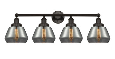 Fulton 4 Light Modern Vanity Light 33.5 Inch Wide by Innovations - 616-4W-G17