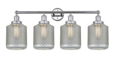 Stanton 4 Light Industrial Vanity Light 33 Inch Wide by Innovations - 616-4W-G262