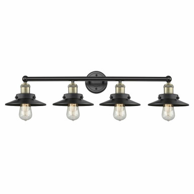 Railroad 4 Light Vanity Light by Innovations - 616-4W-M1-M7