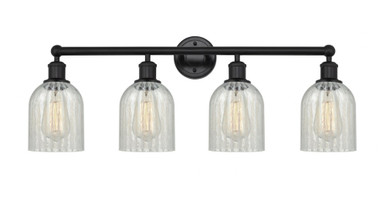 Caledonia 4 Light Industrial Vanity Light 32 Inch Wide by Innovations - 616-4W-G25